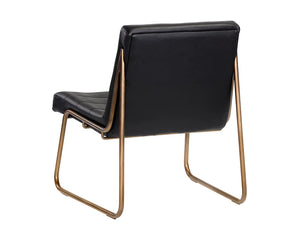 Anton Lounge Chair - Vintage Black
