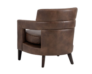 Bloor Lounge Chair - Havana Dark Brown