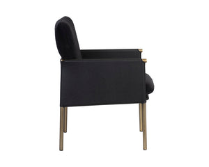 Bellevue Lounge Chair - Abbington Black / Bravo Black