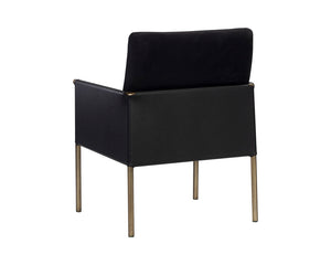 Bellevue Lounge Chair - Abbington Black / Bravo Black