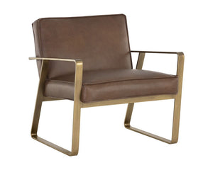Kristoffer Lounge Chair - Vintage Caramel Leather