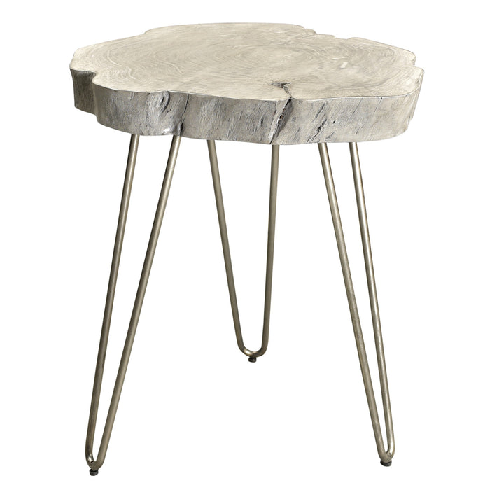 NILA-ACCENT TABLE-LIGHT GREY - ACCENT FURNITURE